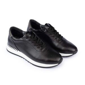 کفش چرم مدل کلاسیک مشکی کد 841