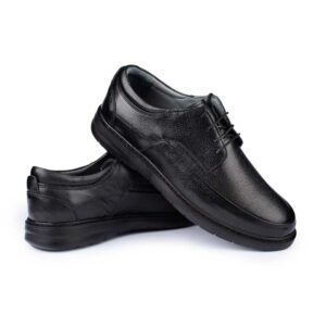 کفش چرم مدل اداری رسمی بندی کد 1205