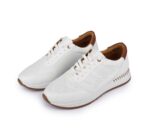 کفش چرم سفید مدل کلاسیک کد 841